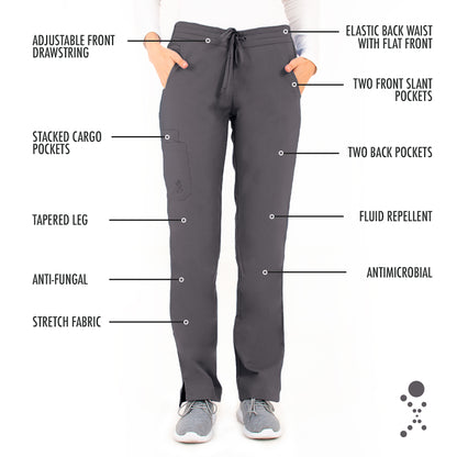 Women's Low Rise Utility Pant - 1425 - Pewter