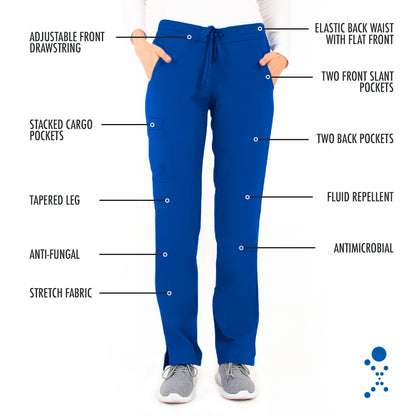 Women's Low Rise Utility Pant - 1425 - Royal Blue