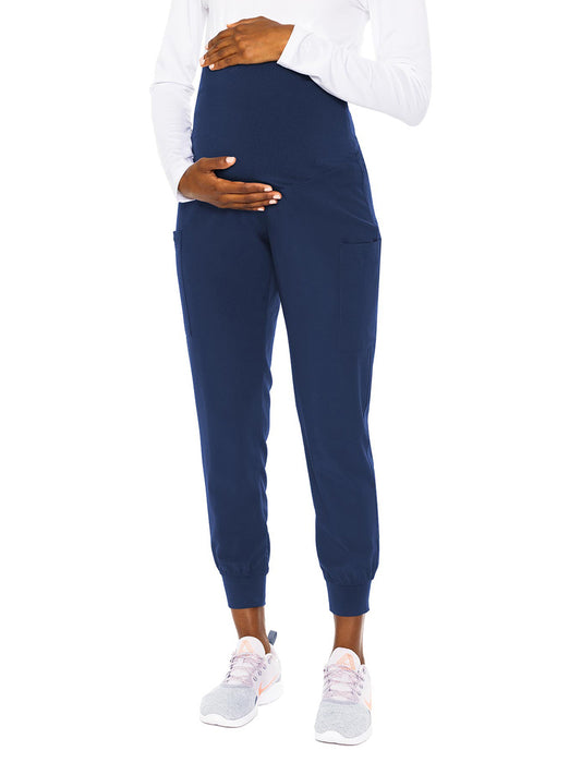 Women's 4-Pocket Maternity Jogger Scrub Pant - 029 - Navy