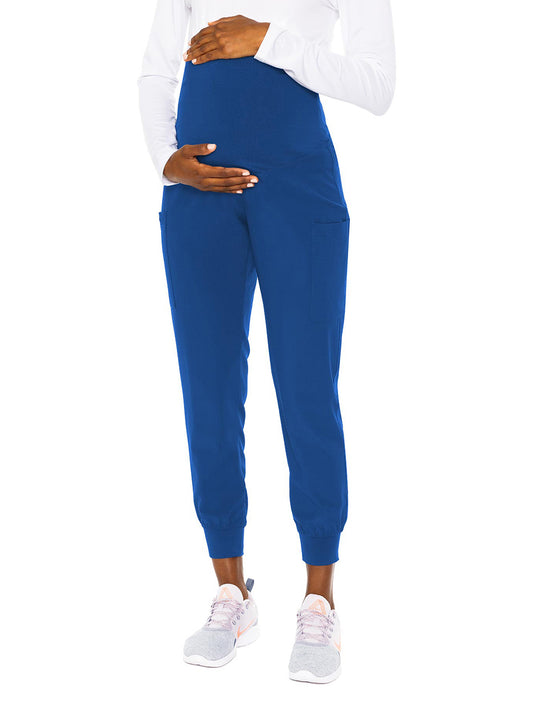 Women's 4-Pocket Maternity Jogger Scrub Pant - 029 - Royal