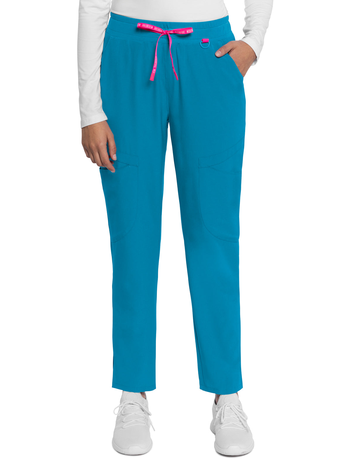 Women's 4-Pocket Mid Rise Scrub Pant - 101 - Hyper Blue