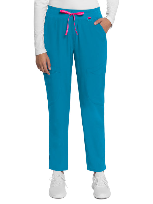 Women's 4-Pocket Mid Rise Scrub Pant - 101 - Hyper Blue