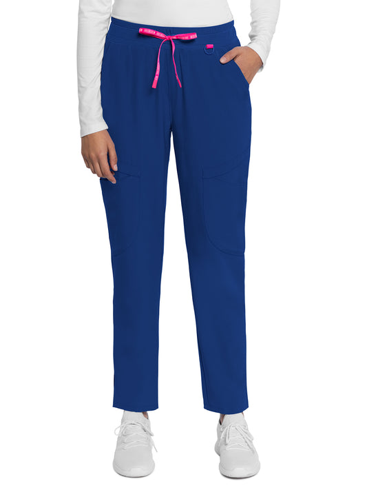 Women's 4-Pocket Mid Rise Scrub Pant - 101 - Royal