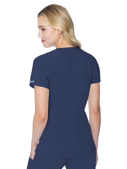 Women's 6-Pocket Raglan Sleeve Top - 7425 - Navy