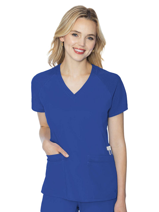 Women's 6-Pocket Raglan Sleeve Top - 7425 - Royal