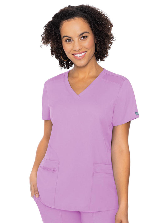 Women's 4-Pocket Knit Back Top - 7468 - Lilac