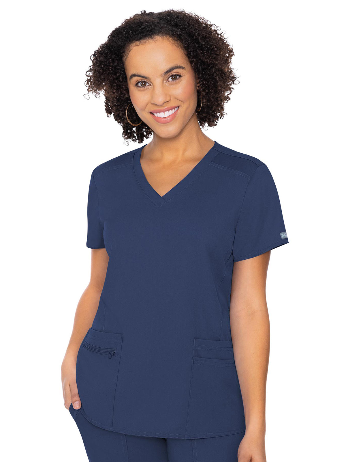 Women's 4-Pocket Knit Back Top - 7468 - Navy