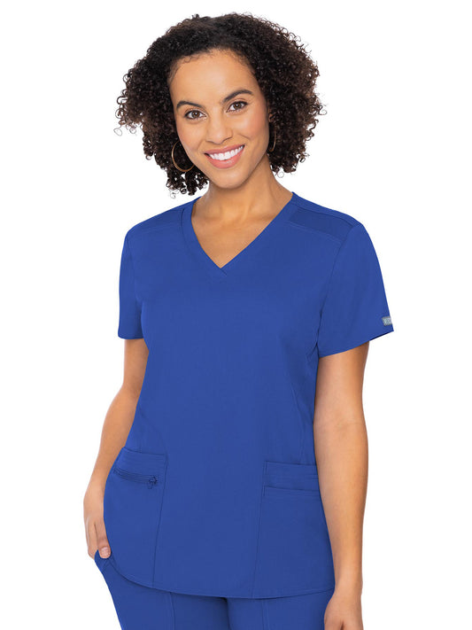 Women's 4-Pocket Knit Back Top - 7468 - Royal