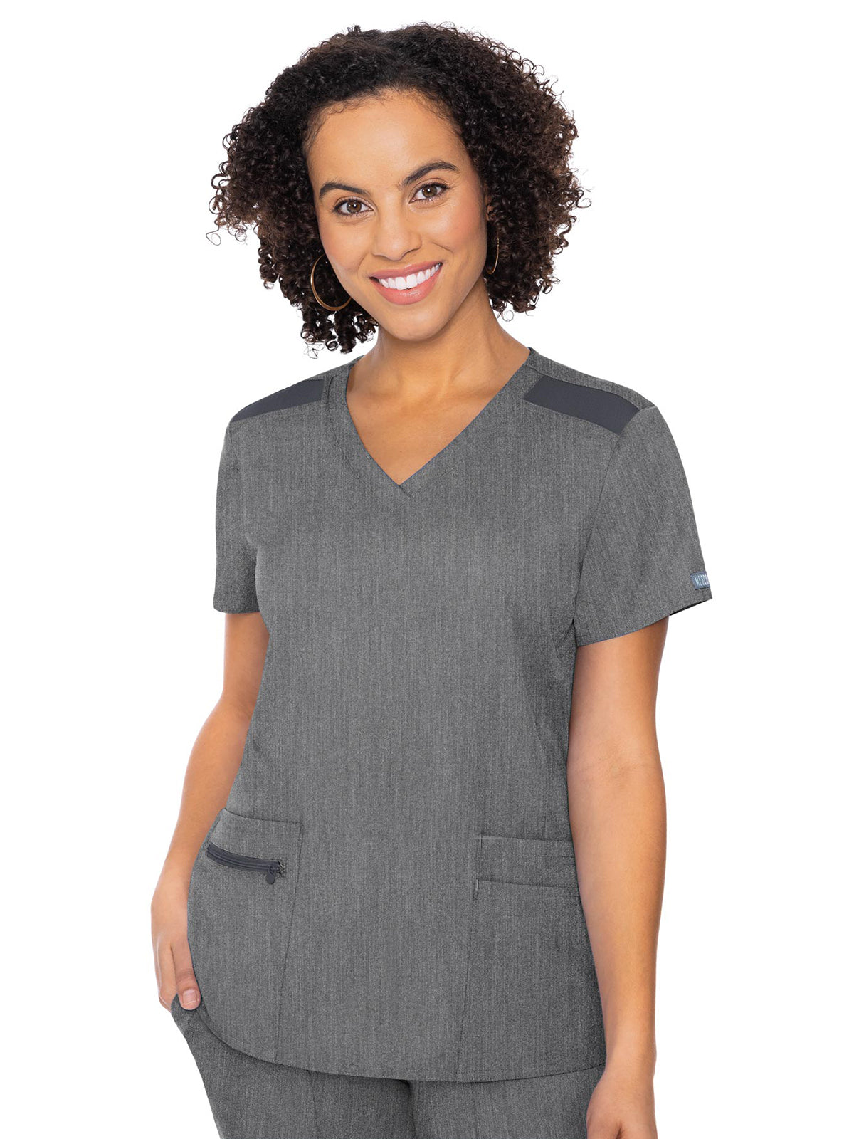 Women's 4-Pocket Knit Back Top - 7468 - Slate