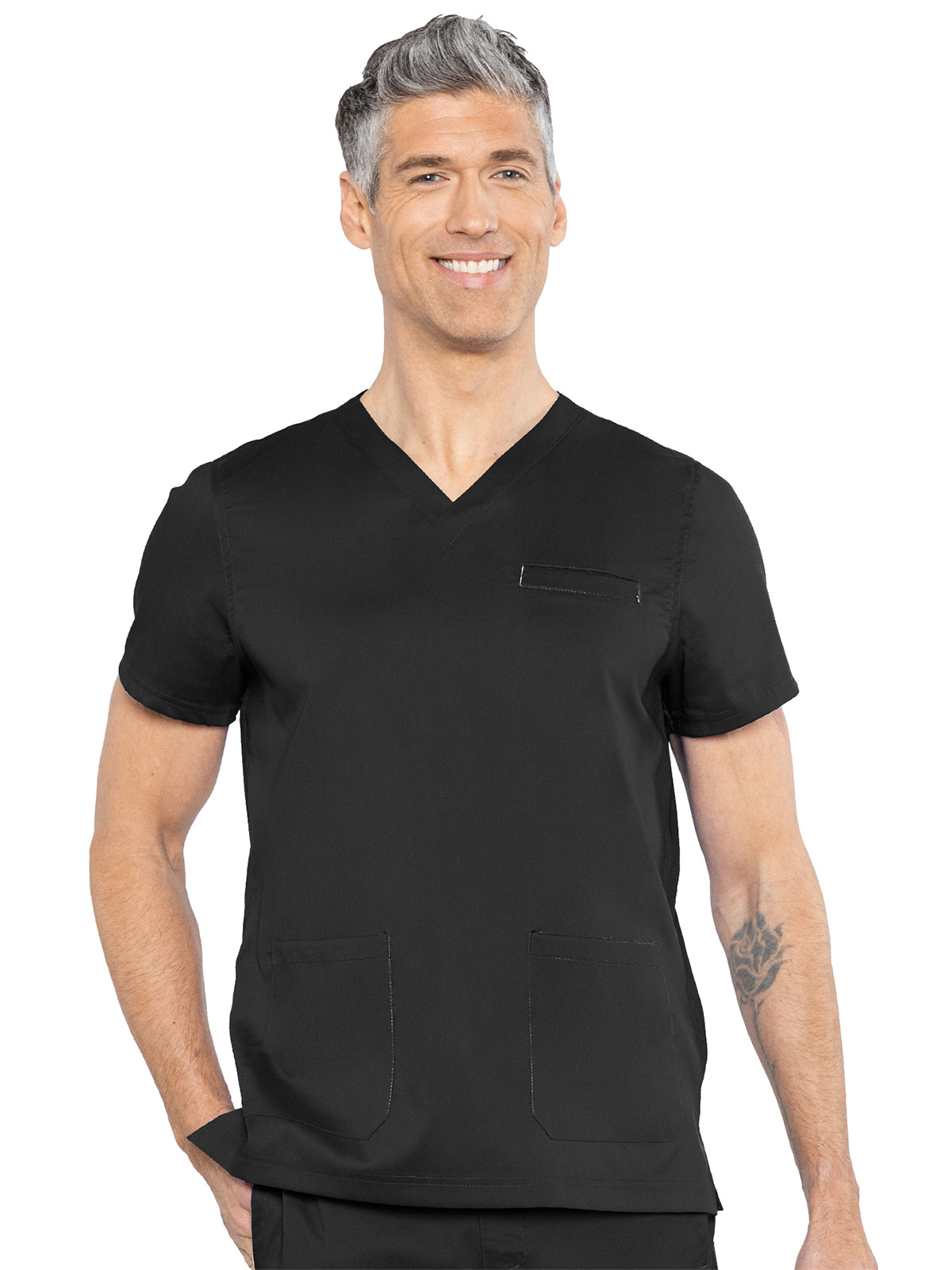 Men's 3 Pocket Top - 7477 - Black