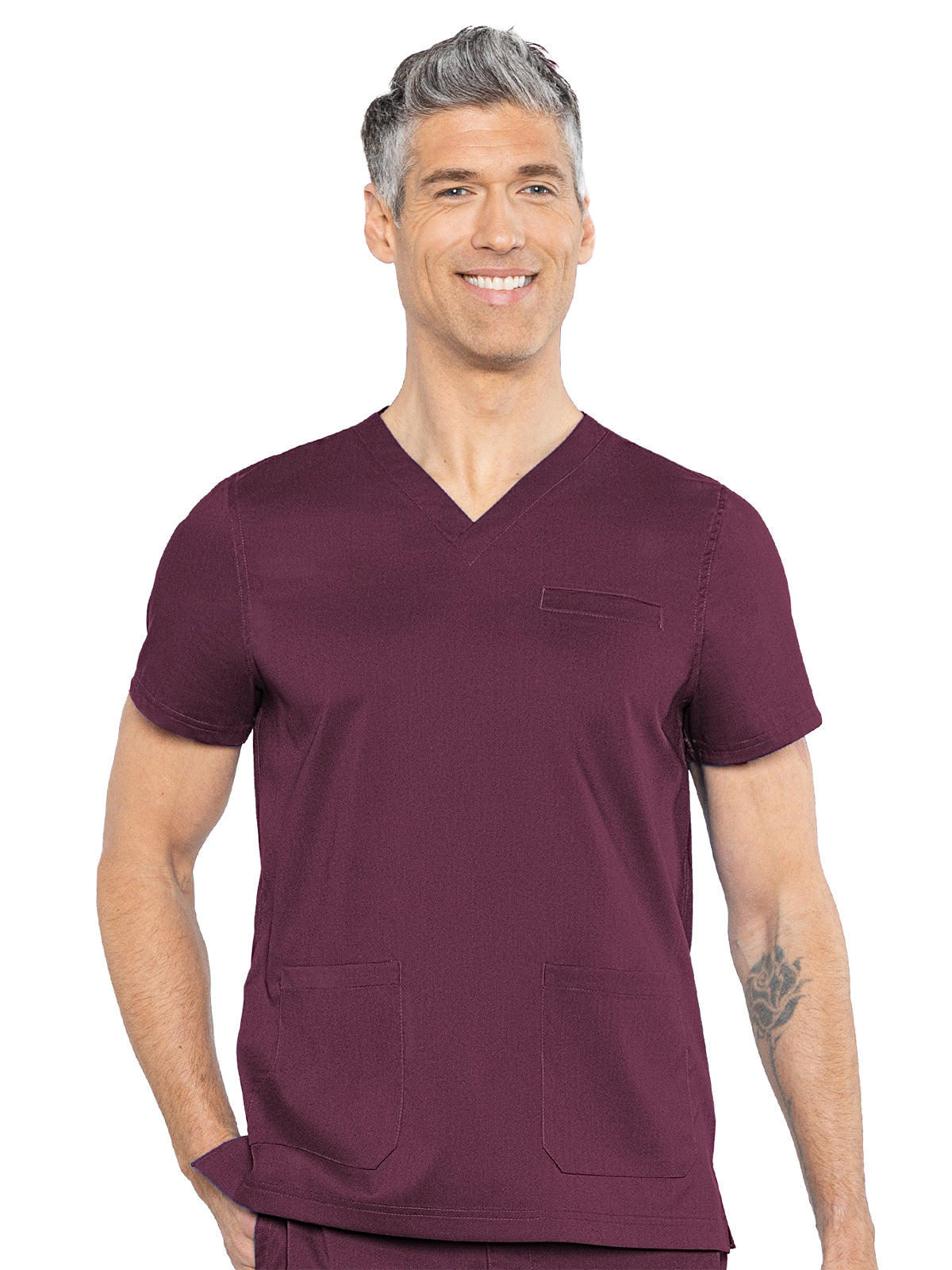 Men's 3 Pocket Top - 7477 - Wine