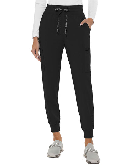 Women's 6-Pocket Double Cargo Jogger - 7705 - Black