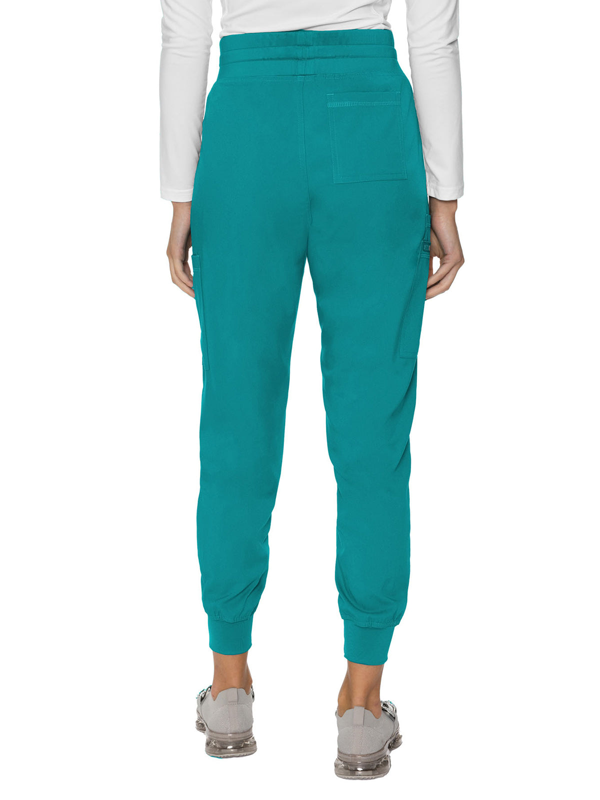 Women's 6-Pocket Double Cargo Jogger - 7705 - Teal Blue