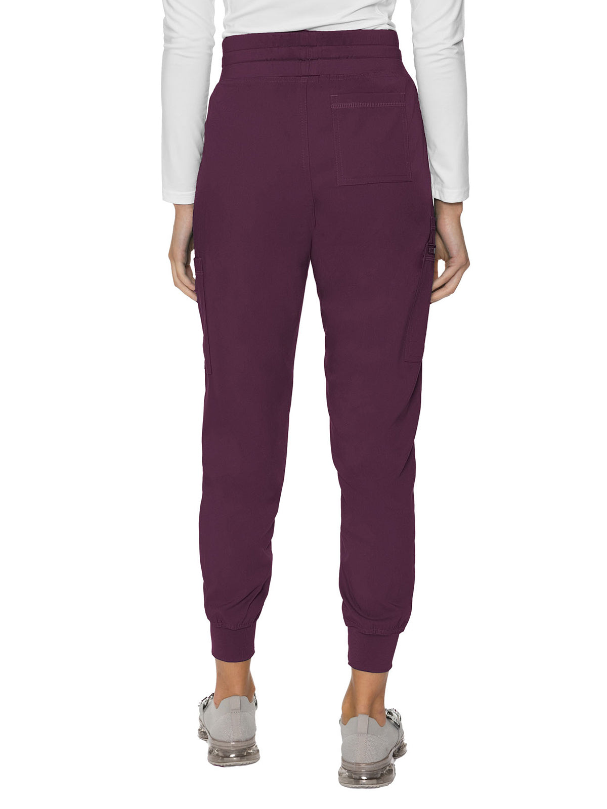 Women's 6-Pocket Double Cargo Jogger - 7705 - Wine