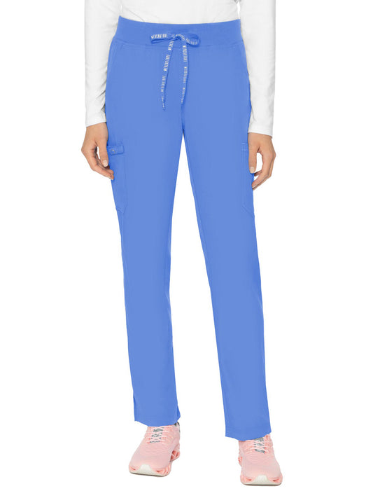 Women's 6-Pocket Jersey-Knit Waistband Pant - 7725 - Ceil