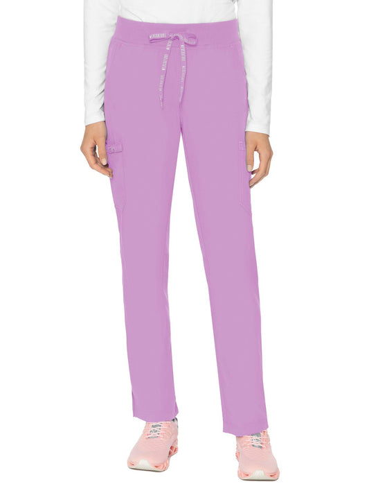 Women's 6-Pocket Jersey-Knit Waistband Pant - 7725 - Lilac