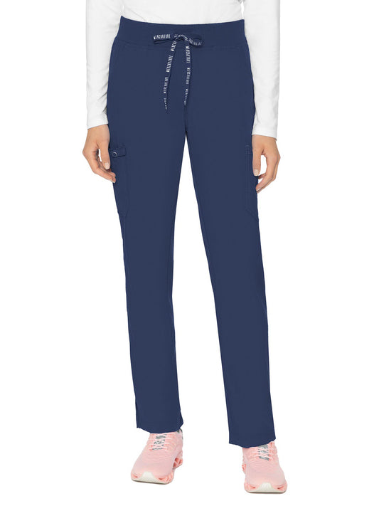 Women's 6-Pocket Jersey-Knit Waistband Pant - 7725 - Navy