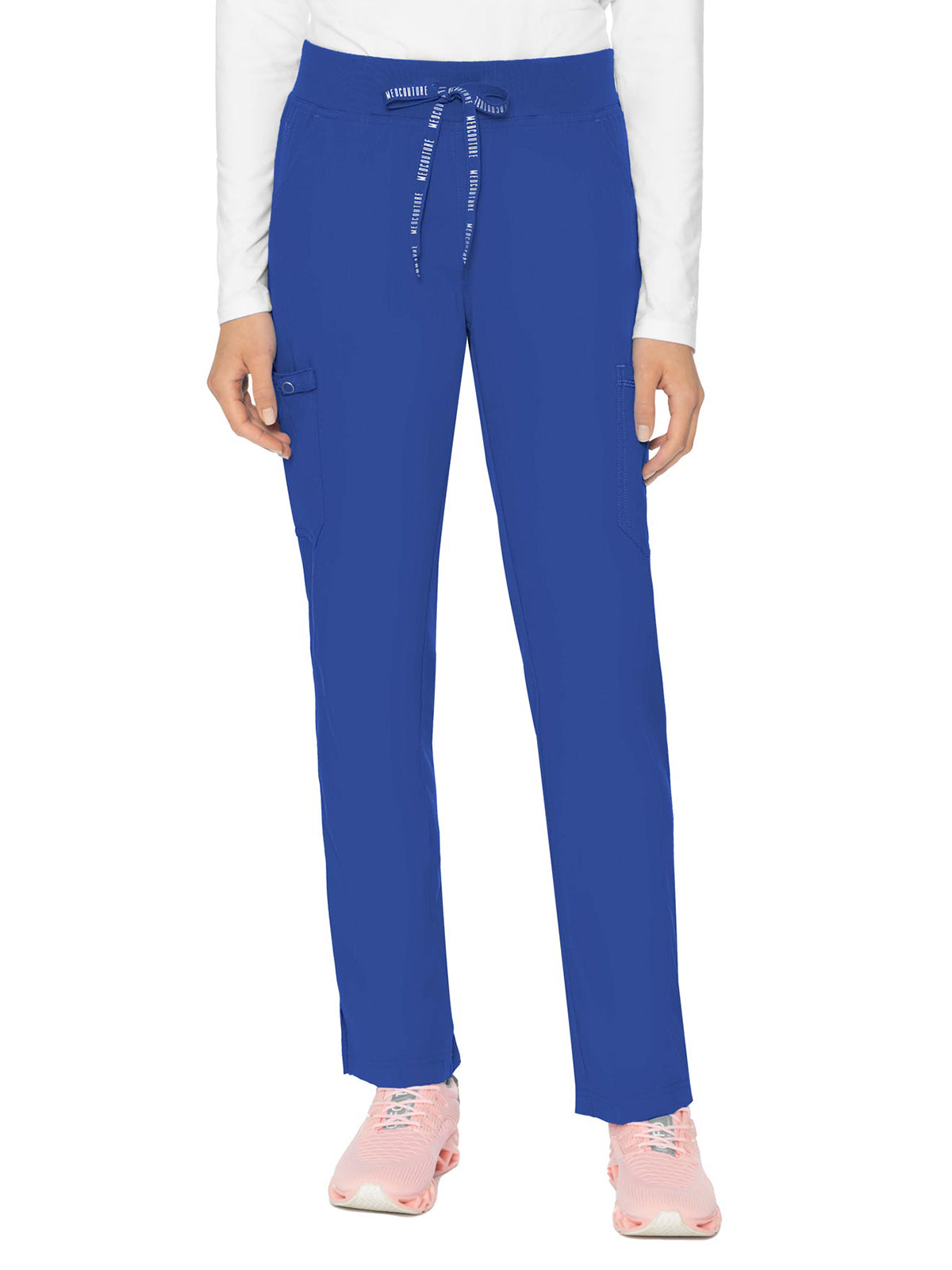 Women's 6-Pocket Jersey-Knit Waistband Pant - 7725 - Royal