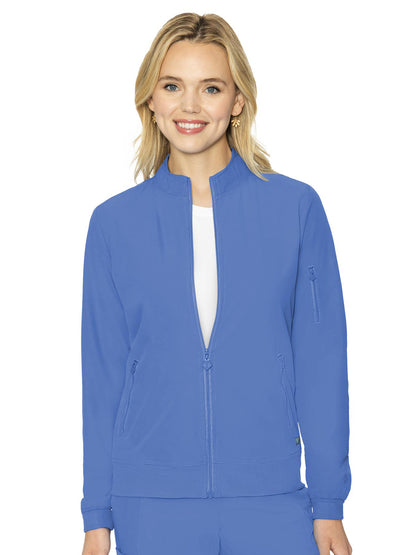 Women's 3-Pocket Warm-Up Scrub Jacket - 8674 - Ceil