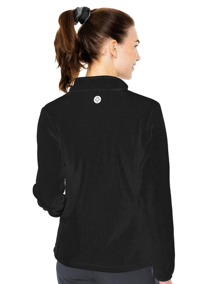 Women's 4-Pocket Performance Fleece Jacket - 8684 - Black