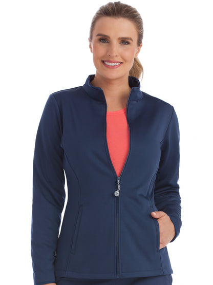 Women's 4-Pocket Performance Fleece Jacket - 8684 - New Navy