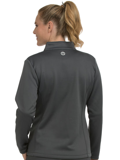 Women's 4-Pocket Performance Fleece Jacket - 8684 - Pewter