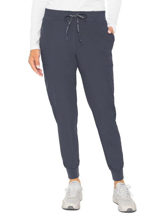 Women's Seamed Jogger Pant - 8721 - Pewter