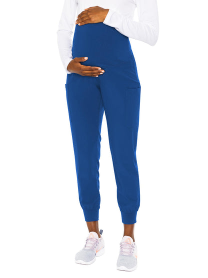 Women's 4-Pocket Maternity Jogger - 8729 - Royal