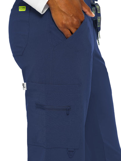 Women's Yoga 1 Cargo Pocket Pant - 8747 - Navy