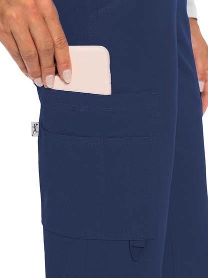 Women's Yoga 2 Cargo Pocket Pant - 8758 - Navy