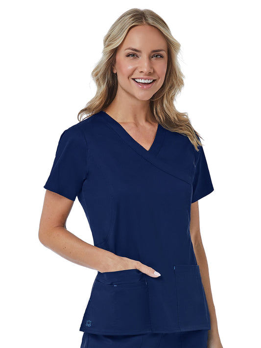 Women's Relaxed Fit Top - 1102 - Navy/Ceil Blue