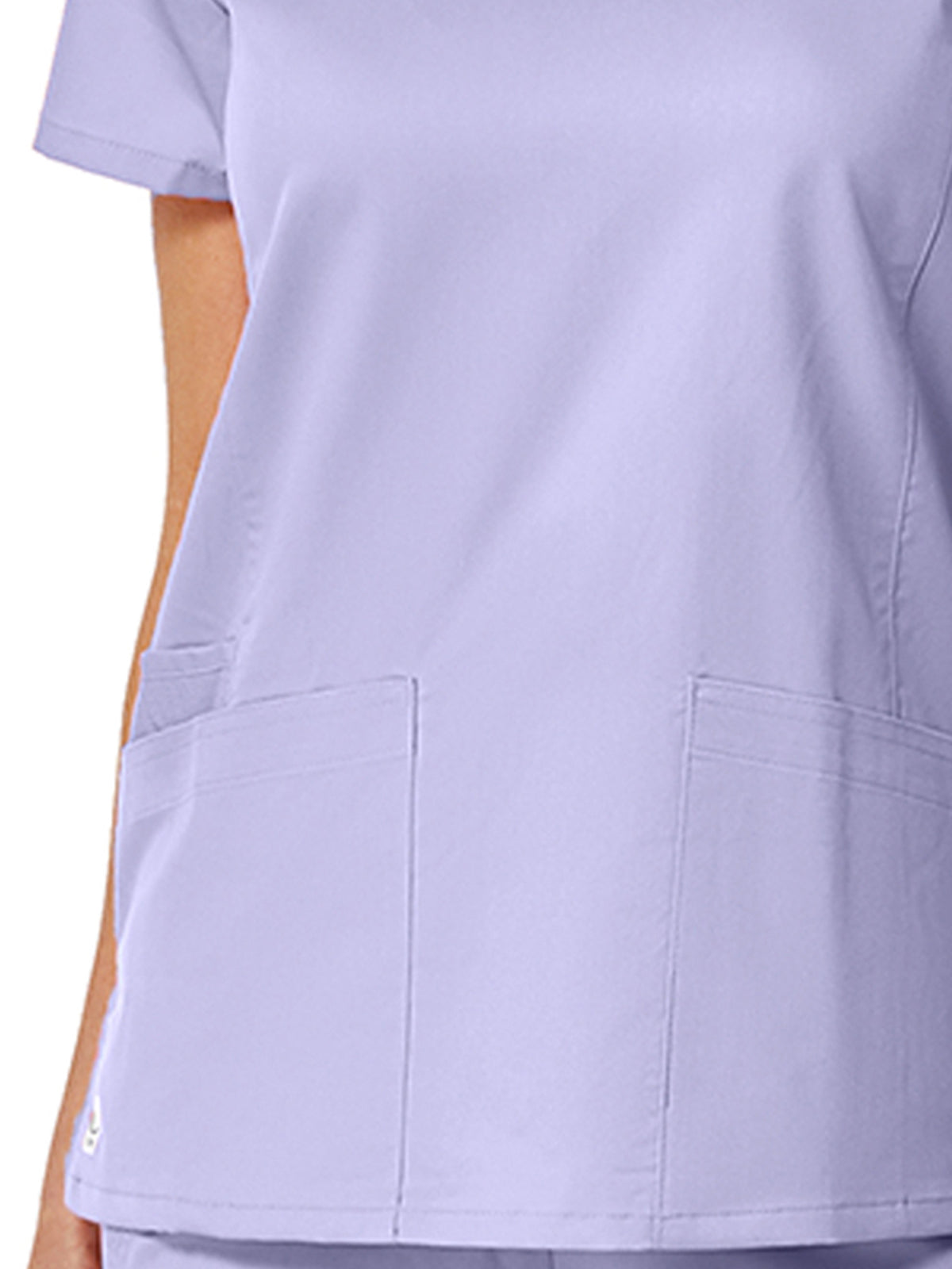 Women's Three-Pocket V-Neck Top - 1738 - Lavender