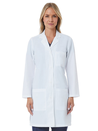 Women's Long Lab Coat - 7156 - White