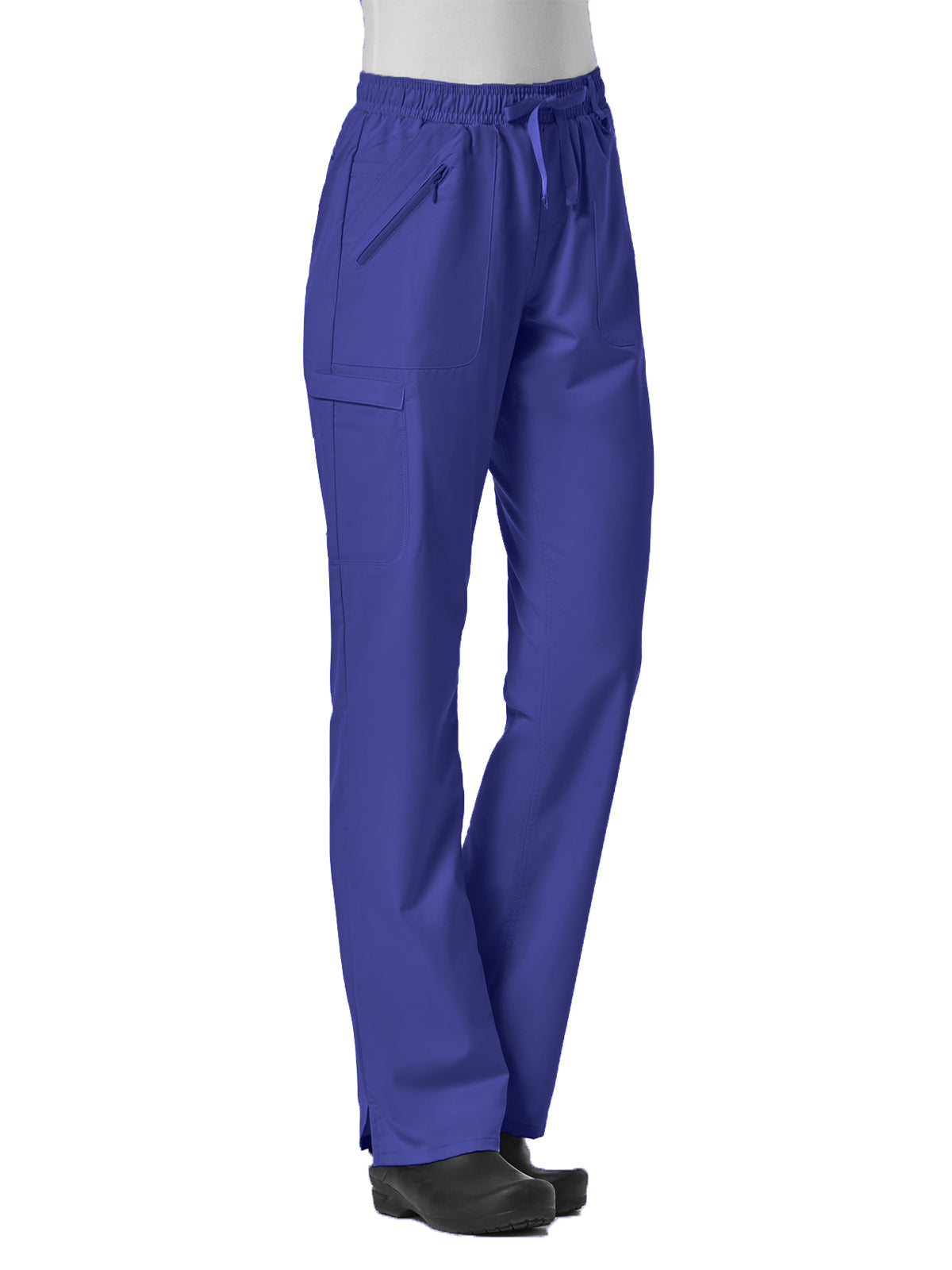 Women's Six-Pocket Full Elastic Pant - 7308 - Galaxy Blue