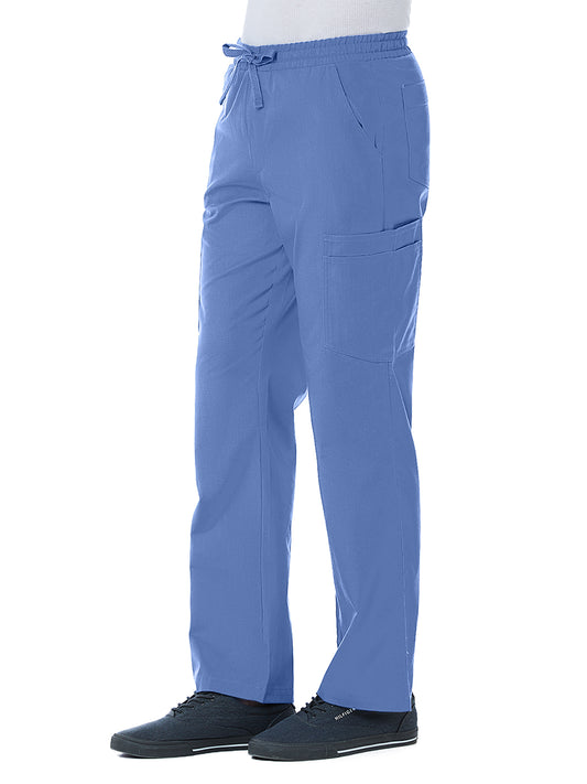 Men's Full Elastic Pant - 8206 - Ceil Blue