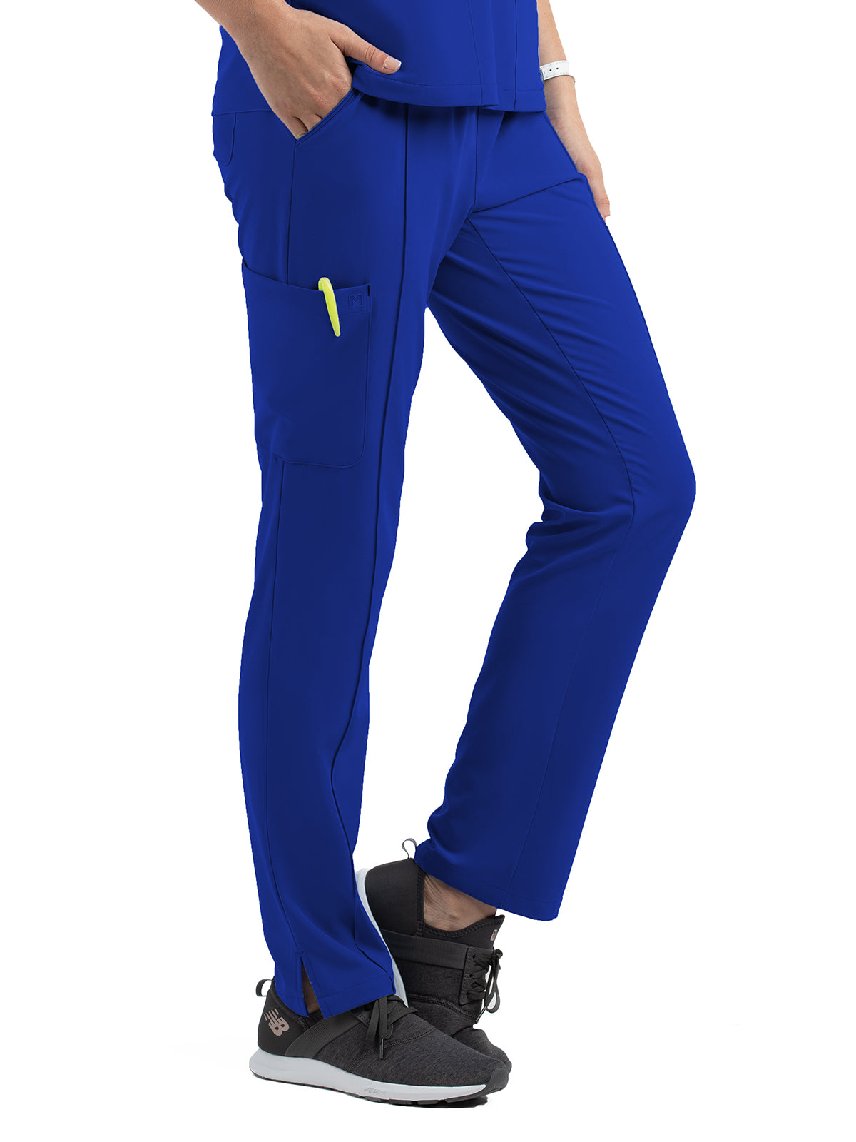Women's Full Elastic Pant - 8510 - Royal Blue – Scrub Authority