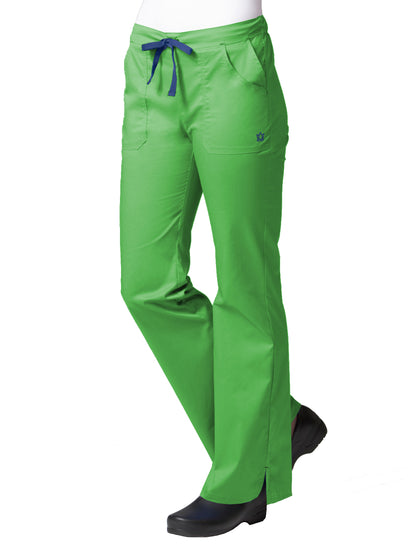 Women's Five-Pocket Multi-Pocket Pant - 9102 - Apple Green/Navy