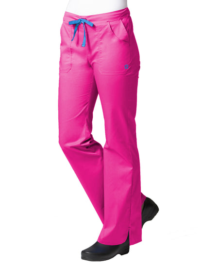 Women's Five-Pocket Multi-Pocket Pant - 9102 - Passion Pink/Pacific Blue