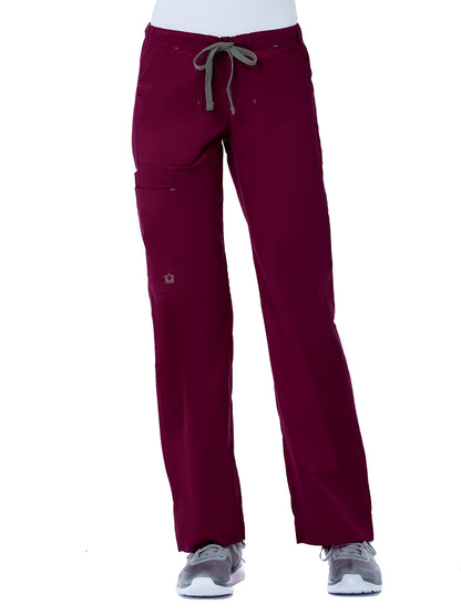 Women's Seven-Pocket Utility Pant - 9202 - Wine/Silver