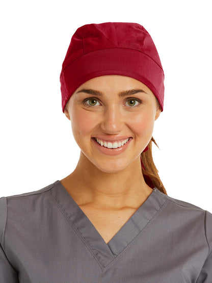 Unisex Ultra Soft Scrub Cap - NC010 - Raspberry