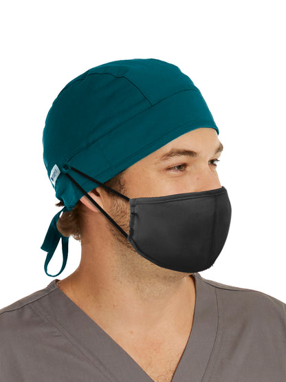 Unisex Ultra Soft Scrub Cap - NC015 - Caribbean Blue