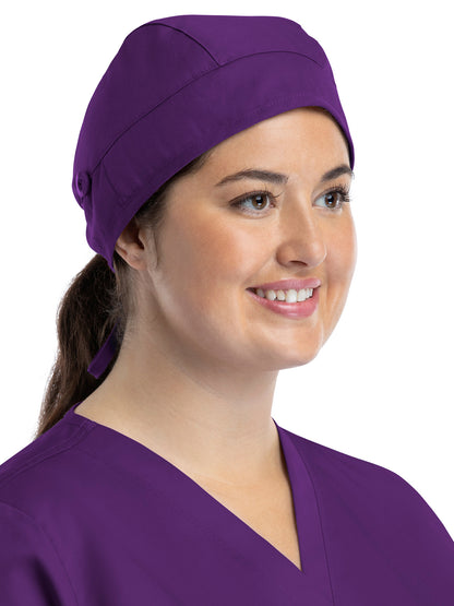 Unisex Ultra Soft Scrub Cap - NC015 - Eggplant