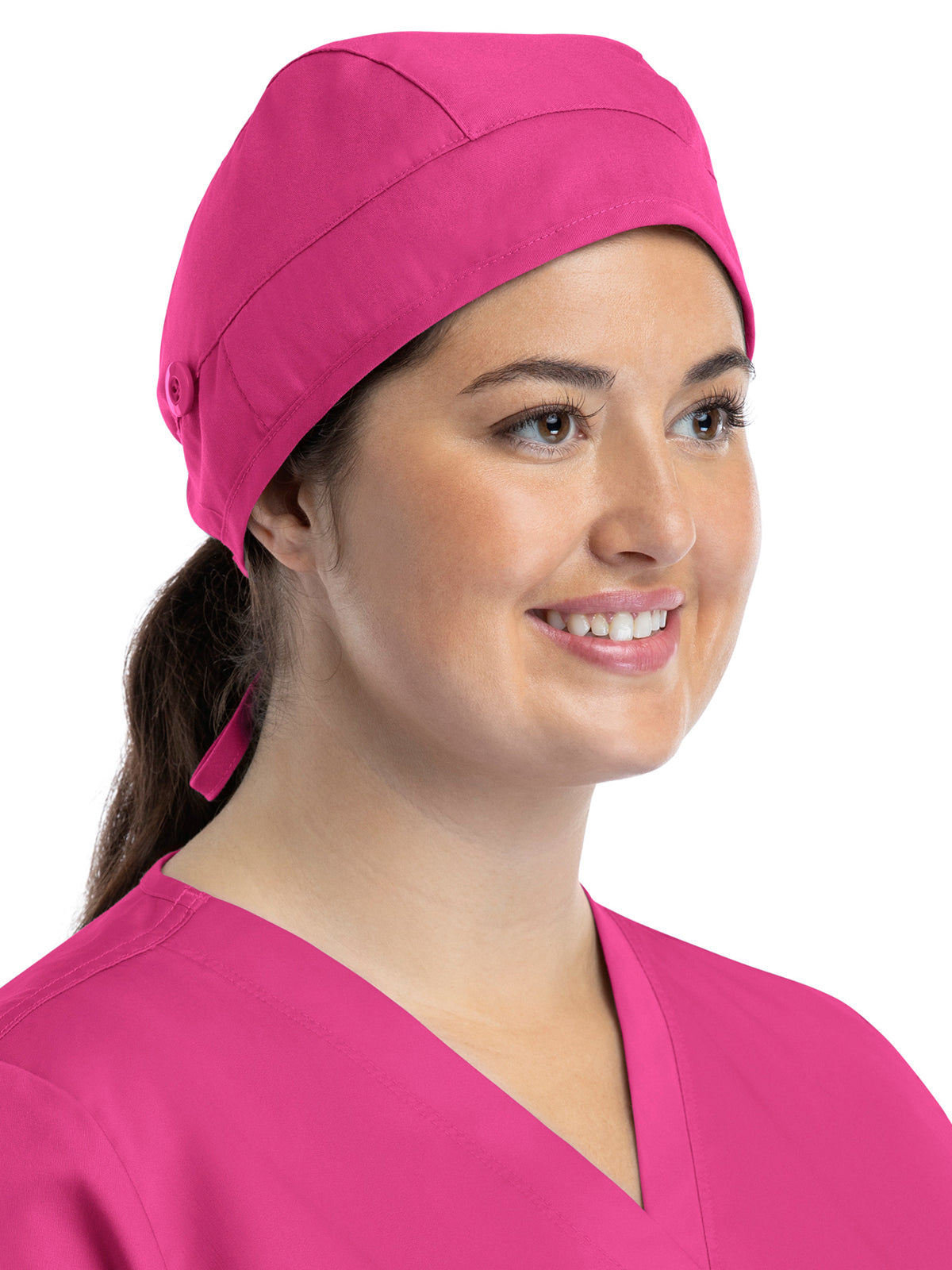 Unisex Ultra Soft Scrub Cap - NC015 - Hot Pink