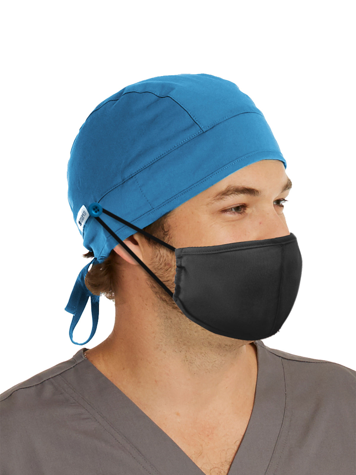 Unisex Ultra Soft Scrub Cap - NC015 - Malibu Blue Blossom