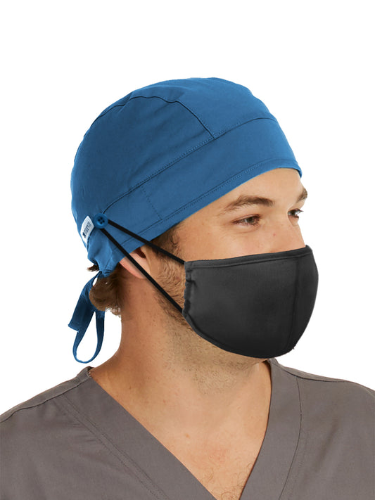 Unisex Ultra Soft Scrub Cap - NC015 - Pacific Blue Blossom