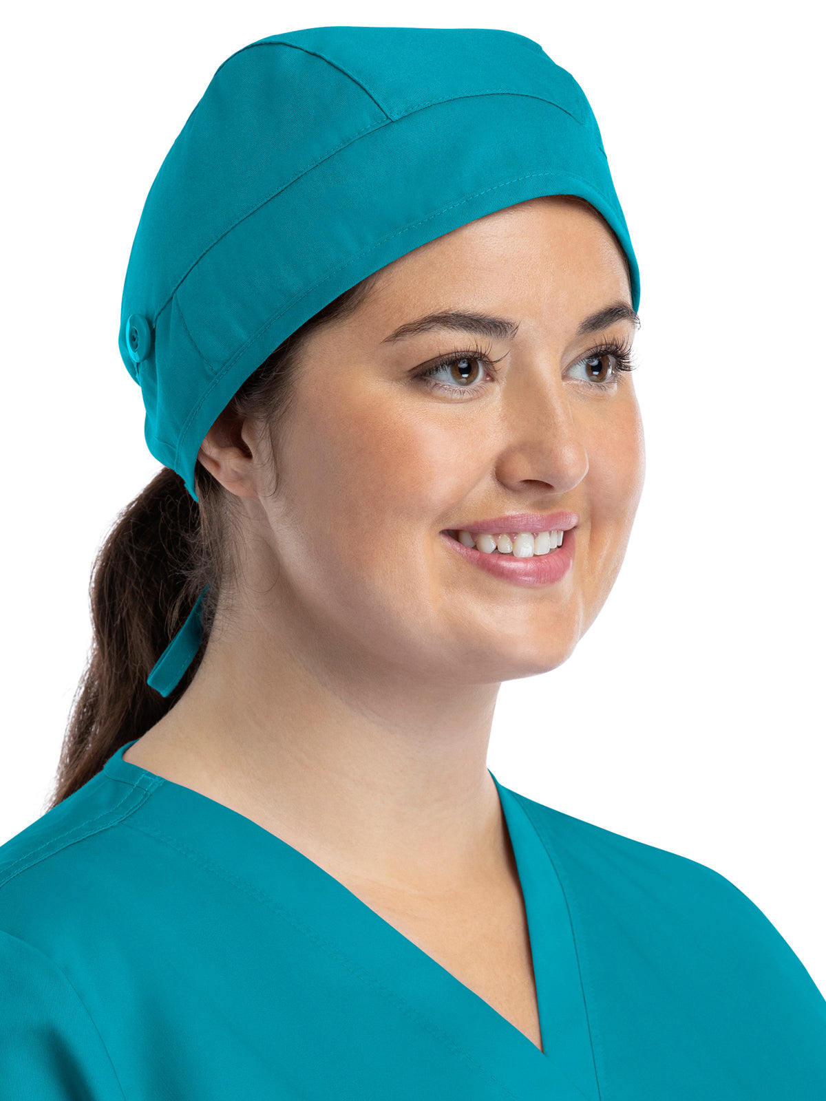 Unisex Ultra Soft Scrub Cap - NC015 - Teal Eon