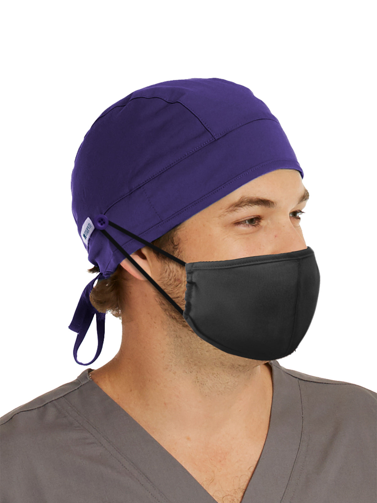 Unisex Ultra Soft Scrub Cap - NC015 - True Purple Blossom