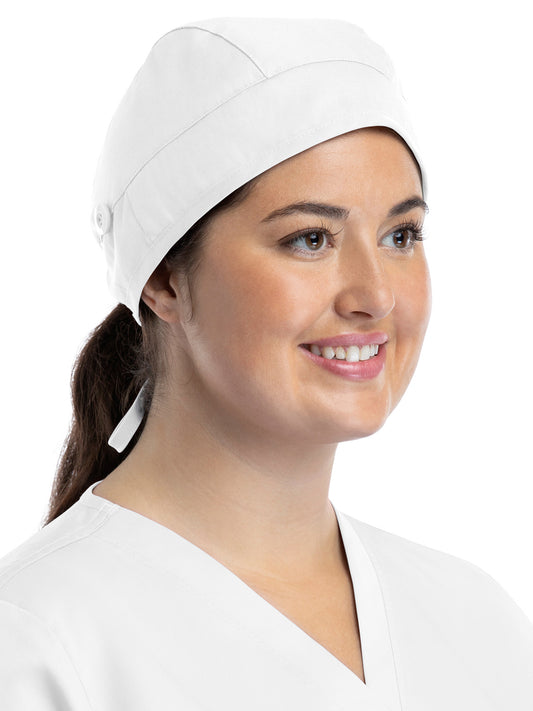 Unisex Ultra Soft Scrub Cap - NC015 - White EON Material