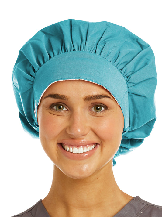 Women's Cool Feeling Scrub Cap - NC020 - Aquamarine