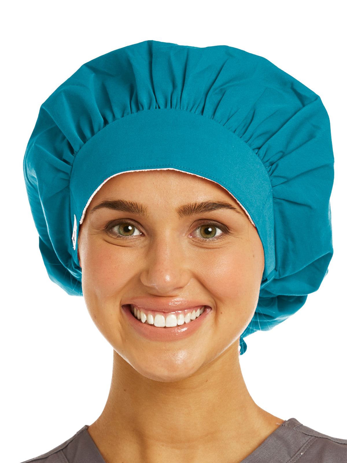 Women's Cool Feeling Scrub Cap - NC020 - Cyan Blue